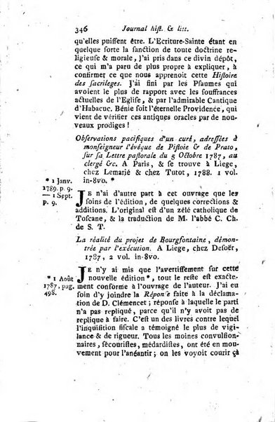 Journal historique et littéraire