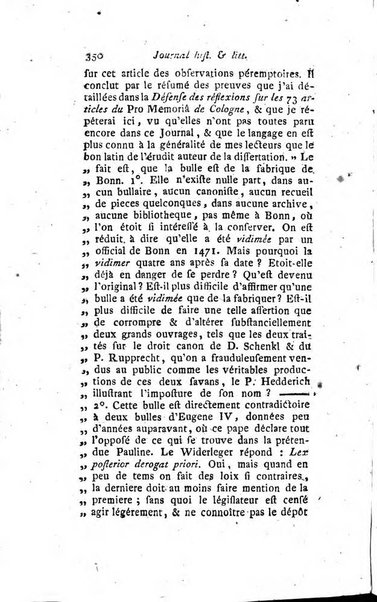 Journal historique et littéraire