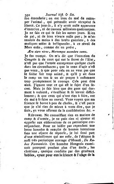 Journal historique et littéraire