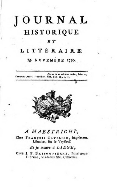 Journal historique et littéraire