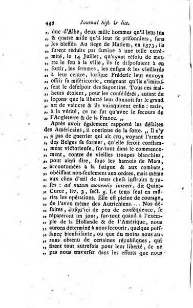 Journal historique et littéraire