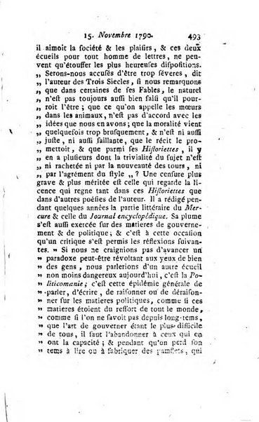 Journal historique et littéraire