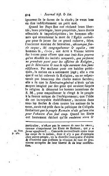 Journal historique et littéraire