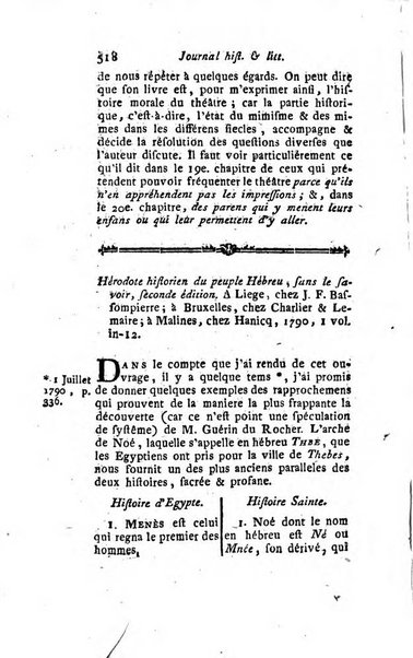 Journal historique et littéraire