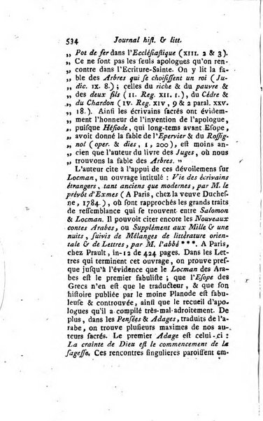 Journal historique et littéraire