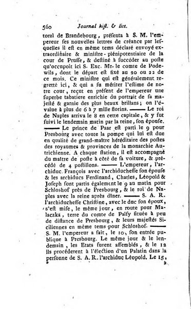 Journal historique et littéraire