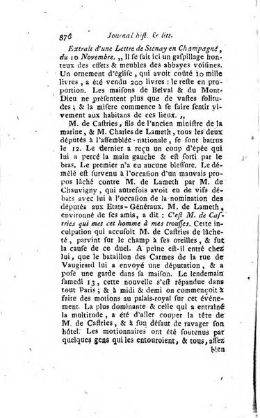 Journal historique et littéraire