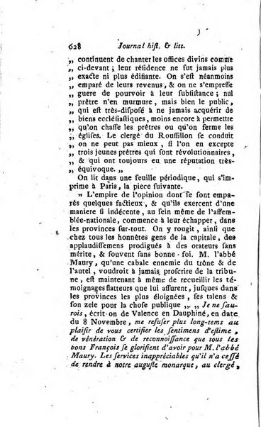 Journal historique et littéraire