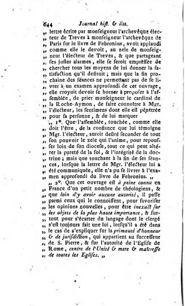 Journal historique et littéraire