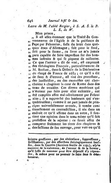 Journal historique et littéraire