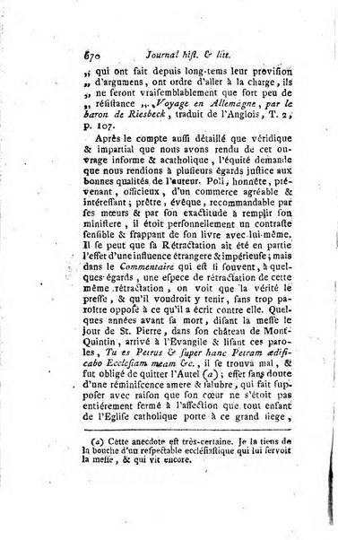 Journal historique et littéraire