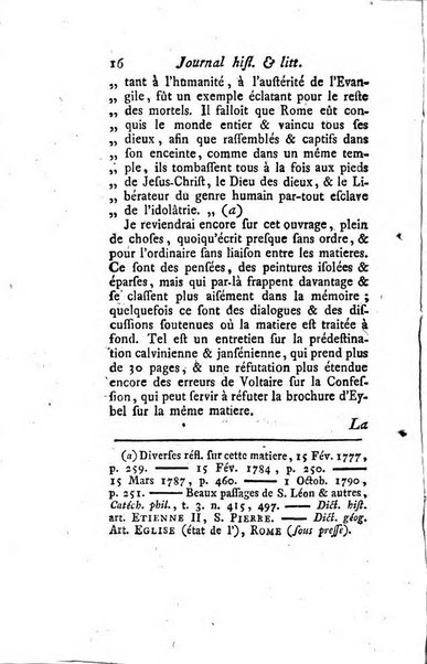 Journal historique et littéraire