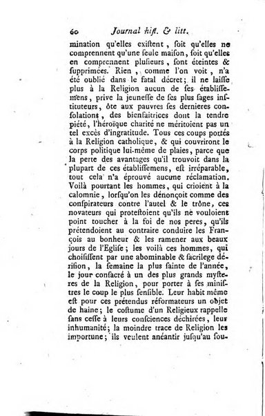 Journal historique et littéraire