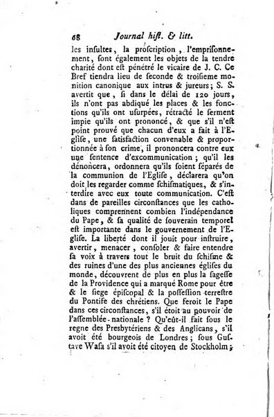 Journal historique et littéraire