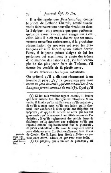 Journal historique et littéraire