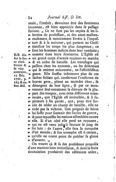 Journal historique et littéraire