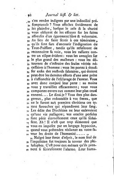 Journal historique et littéraire