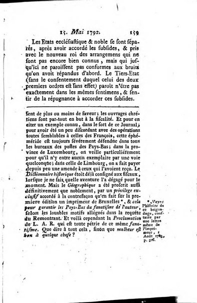 Journal historique et littéraire