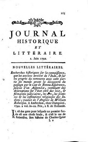 Journal historique et littéraire