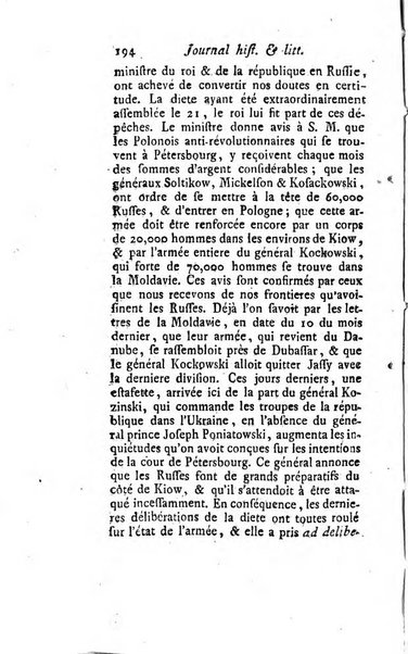 Journal historique et littéraire