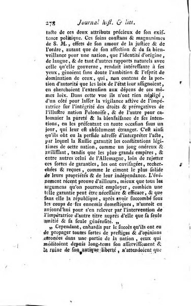 Journal historique et littéraire