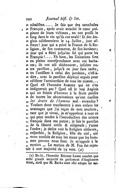 Journal historique et littéraire