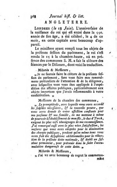 Journal historique et littéraire