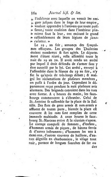 Journal historique et littéraire