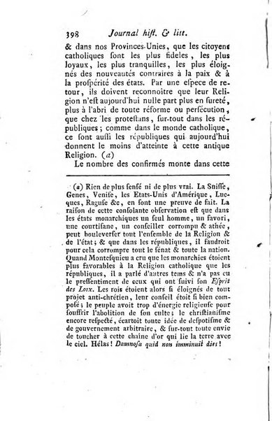 Journal historique et littéraire