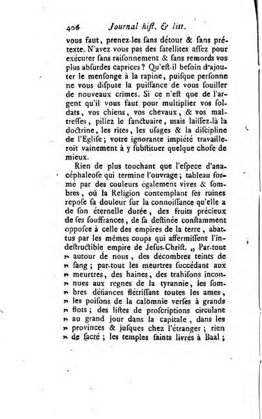 Journal historique et littéraire