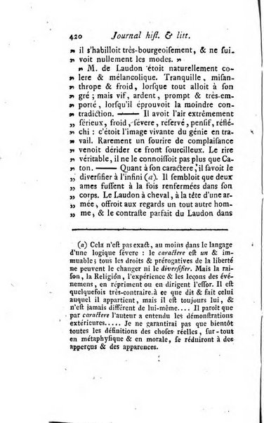 Journal historique et littéraire