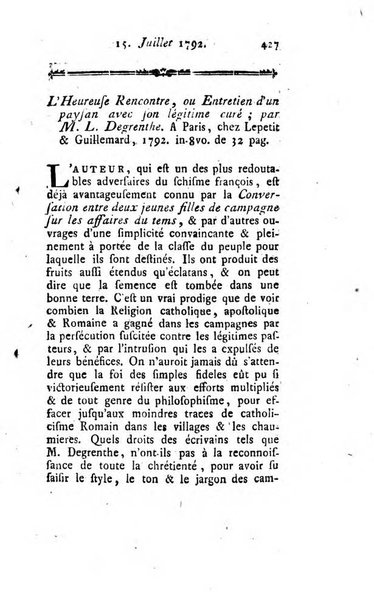 Journal historique et littéraire