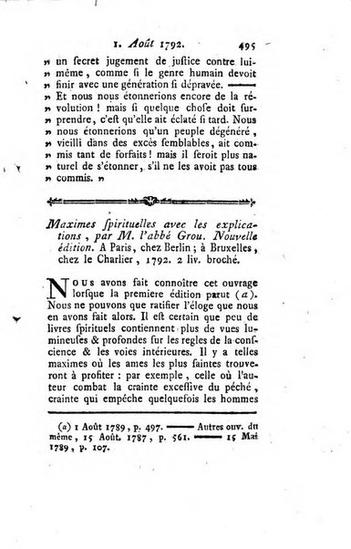 Journal historique et littéraire