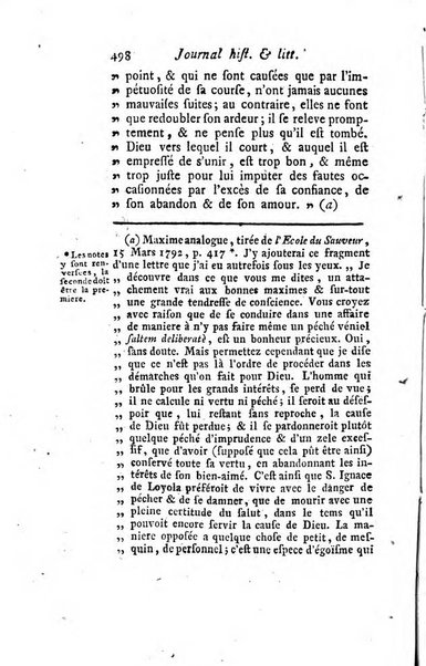 Journal historique et littéraire