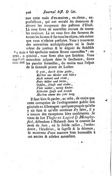 Journal historique et littéraire