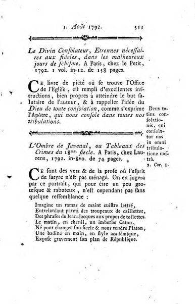 Journal historique et littéraire