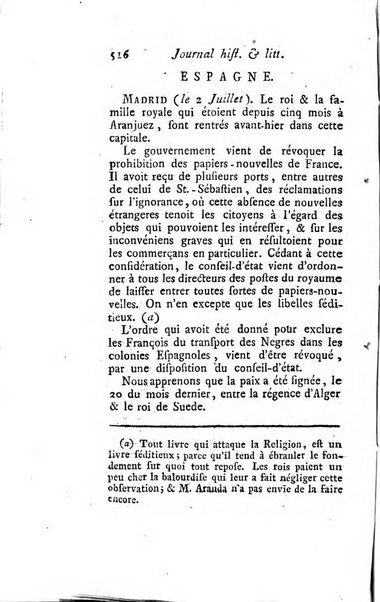 Journal historique et littéraire