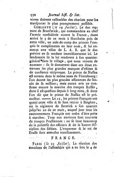 Journal historique et littéraire