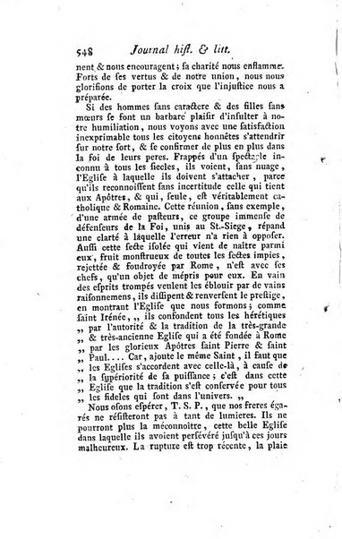 Journal historique et littéraire