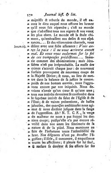 Journal historique et littéraire