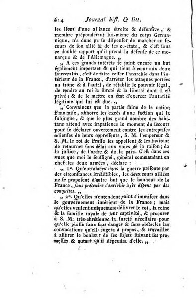 Journal historique et littéraire