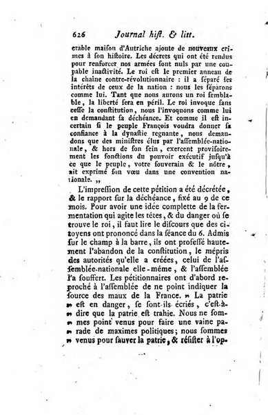 Journal historique et littéraire