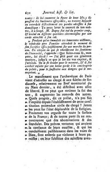 Journal historique et littéraire