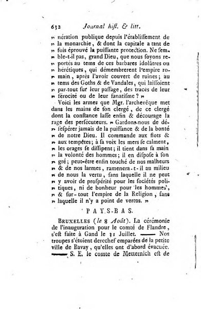 Journal historique et littéraire