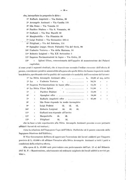 Deliberazioni del governatore