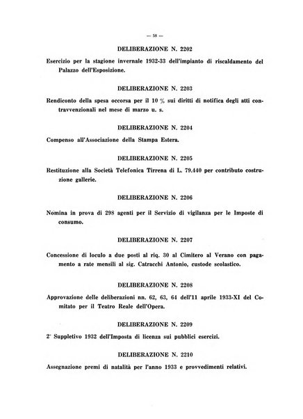 Deliberazioni del governatore