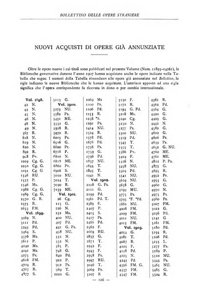 Bollettino delle opere moderne straniere acquistate dalle biblioteche pubbliche governative del Regno d'Italia