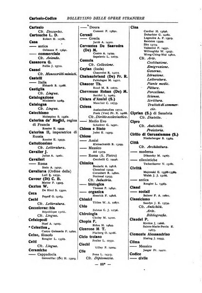 Bollettino delle opere moderne straniere acquistate dalle biblioteche pubbliche governative del Regno d'Italia