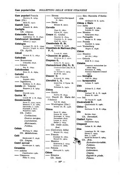 Bollettino delle opere moderne straniere acquistate dalle biblioteche pubbliche governative del Regno d'Italia