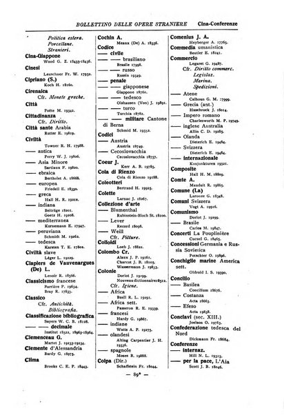 Bollettino delle opere moderne straniere acquistate dalle biblioteche pubbliche governative del Regno d'Italia